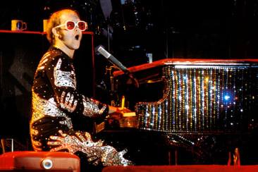Elton John crazy outfit