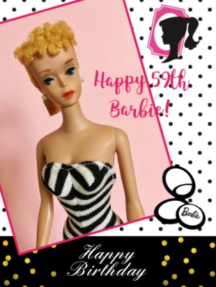 Happy 59th Birthday Barbie