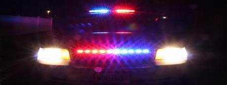 police car lights