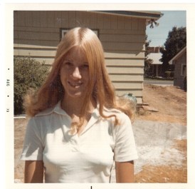 Barb 1973 during pool construction