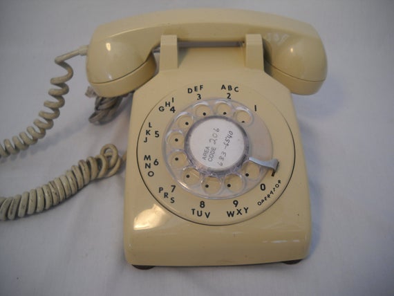 Beige phone