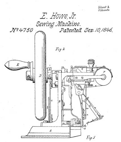 Elias-Howe-sewing-machine