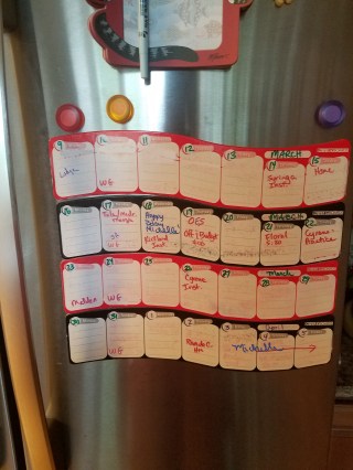 Fridge Calendar