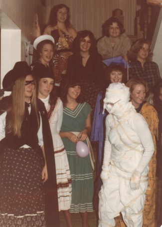 Alpha Phi Halloween event 1978